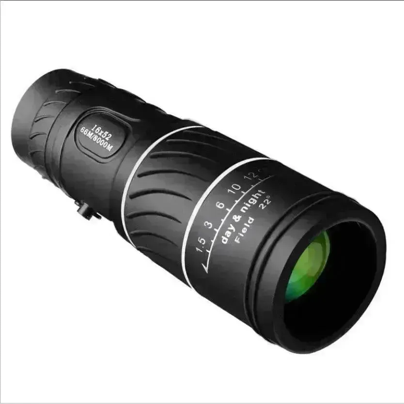 16X52 Dual Focus Zoom Optics  Night Vision Best Monocular High Definition Telescope for Adults