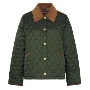 Barbour Womens 30th Anniversary Cropped Liddesdale Olive / Classic