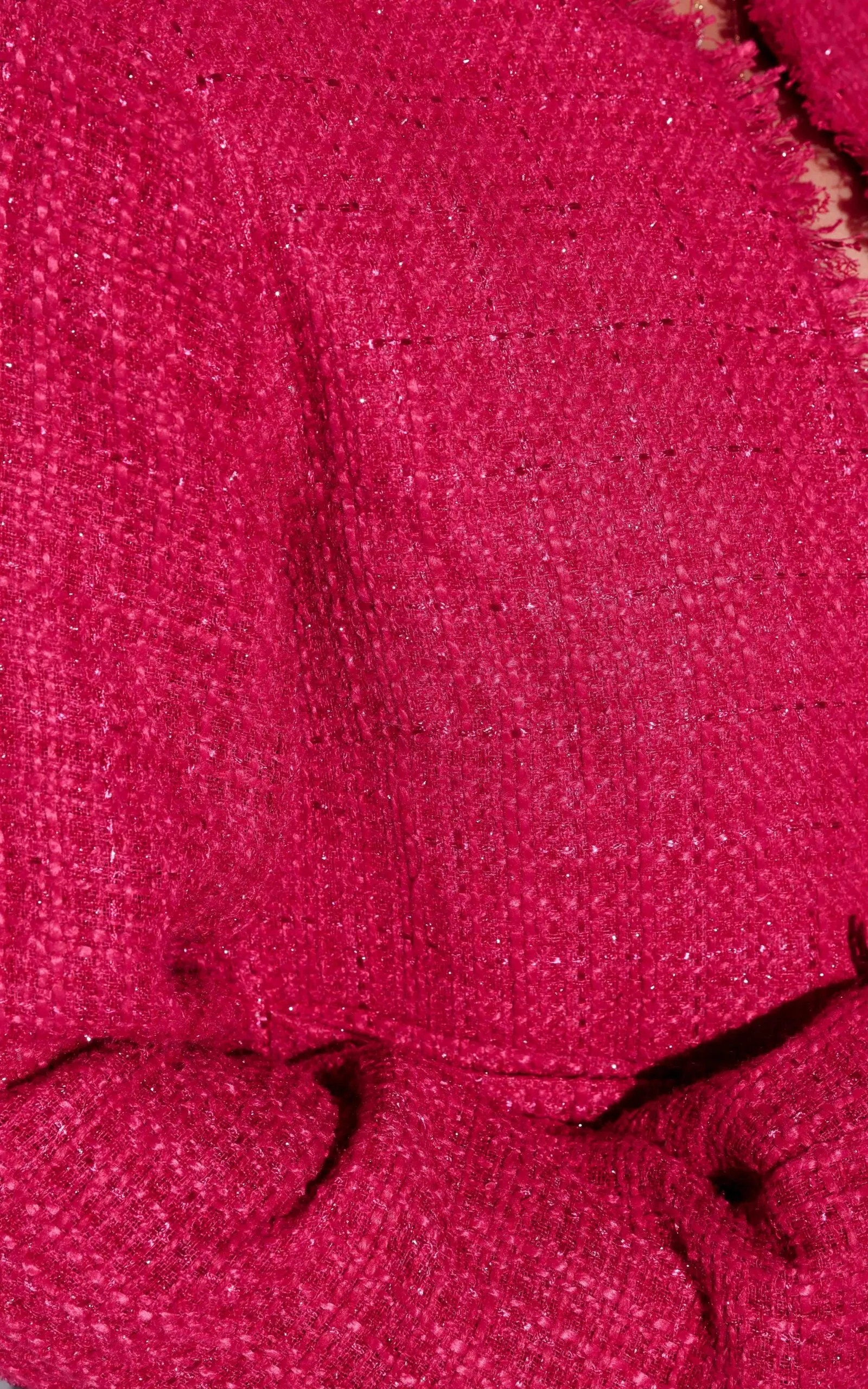 Bowie Tweed Jacket - Hot Pink Tinsel