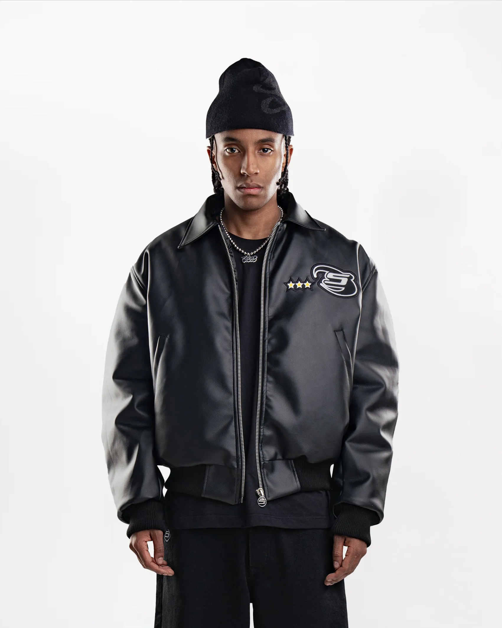 Carbon Black Aviator Jacket