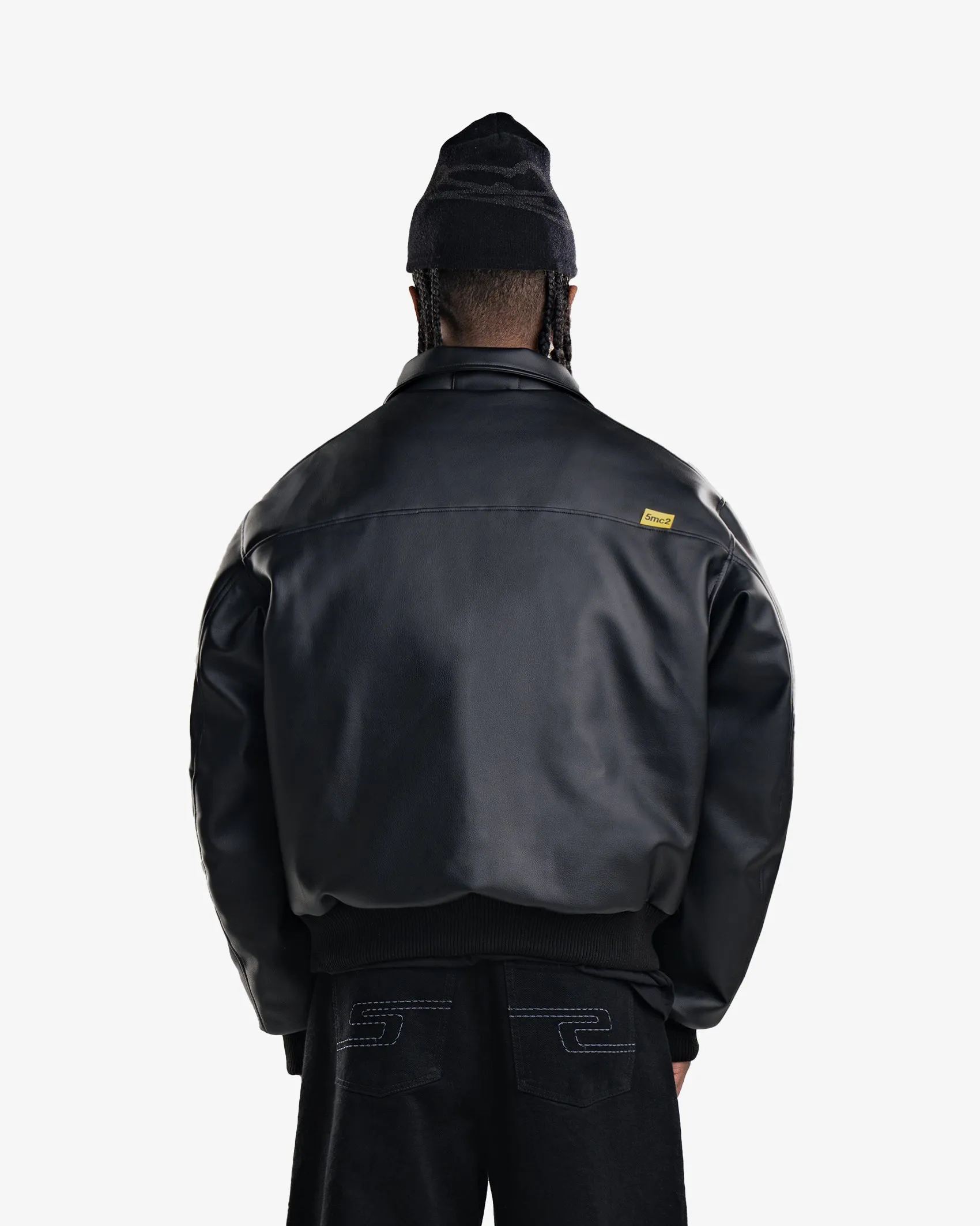 Carbon Black Aviator Jacket