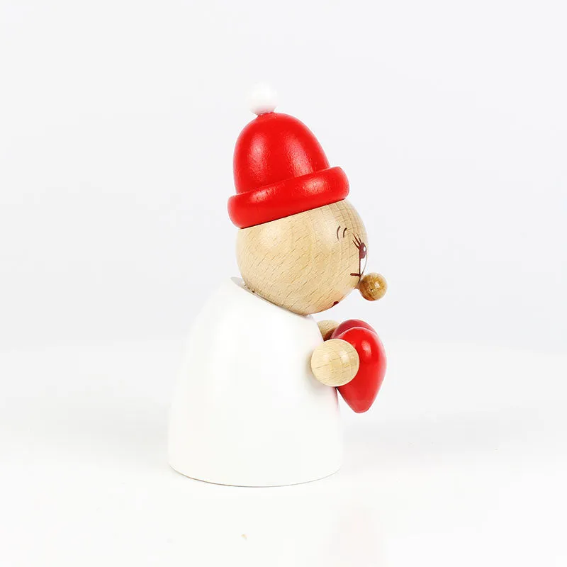 Clumsy Mini Valentine with wooden beanie and small bobble