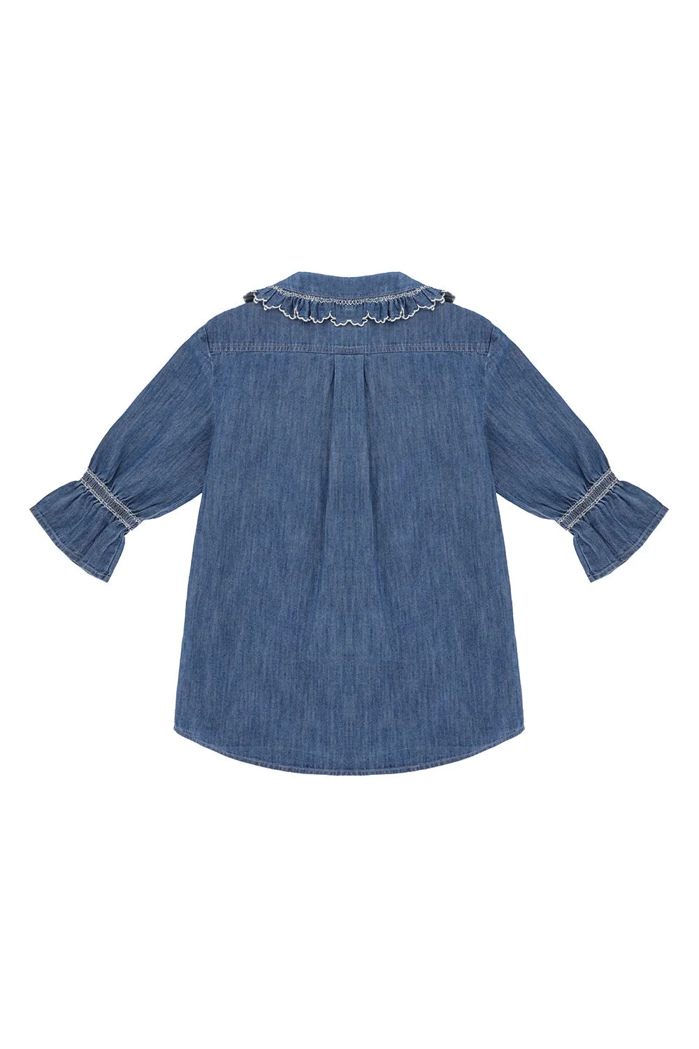 Daisy Blouse in Indigo Denim