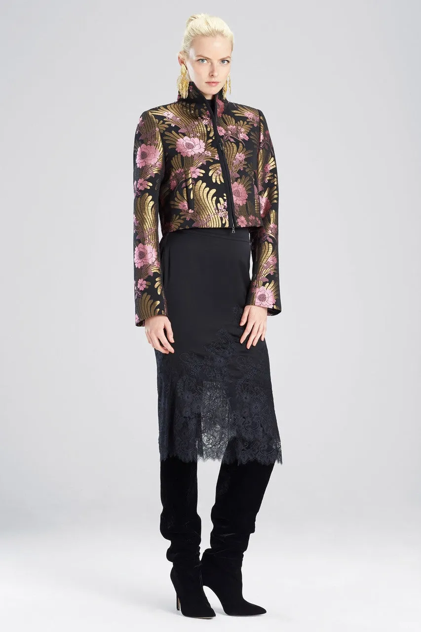 Deco Jacquard Cropped Jacket