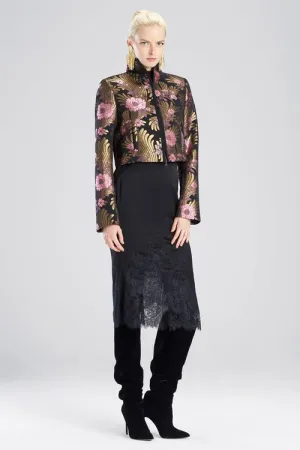 Deco Jacquard Cropped Jacket