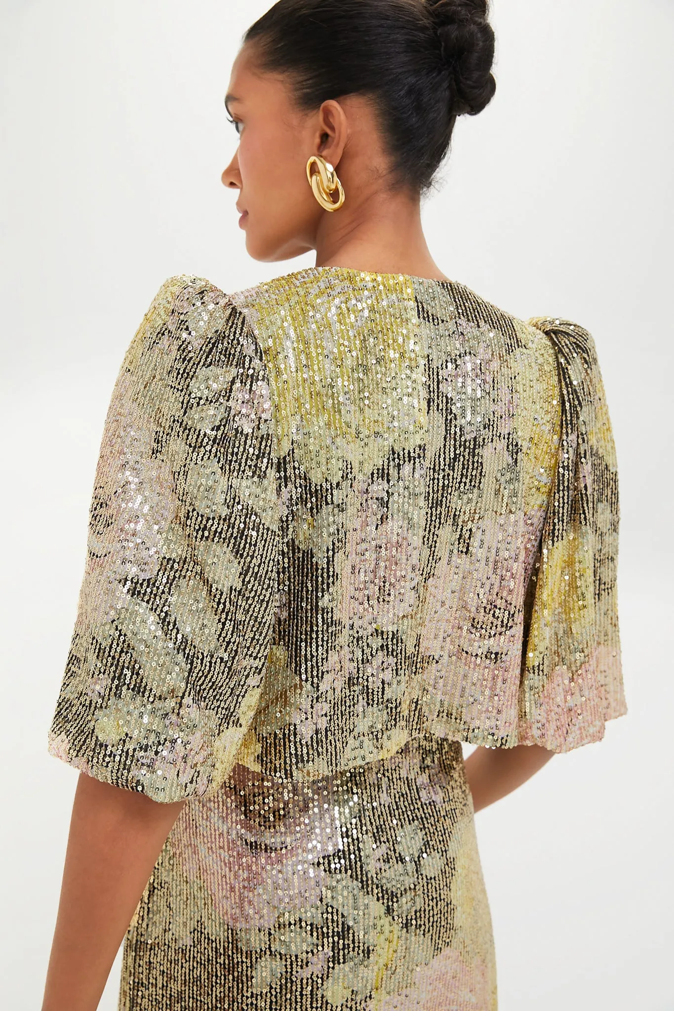 Evening Roses Sequins Jacket