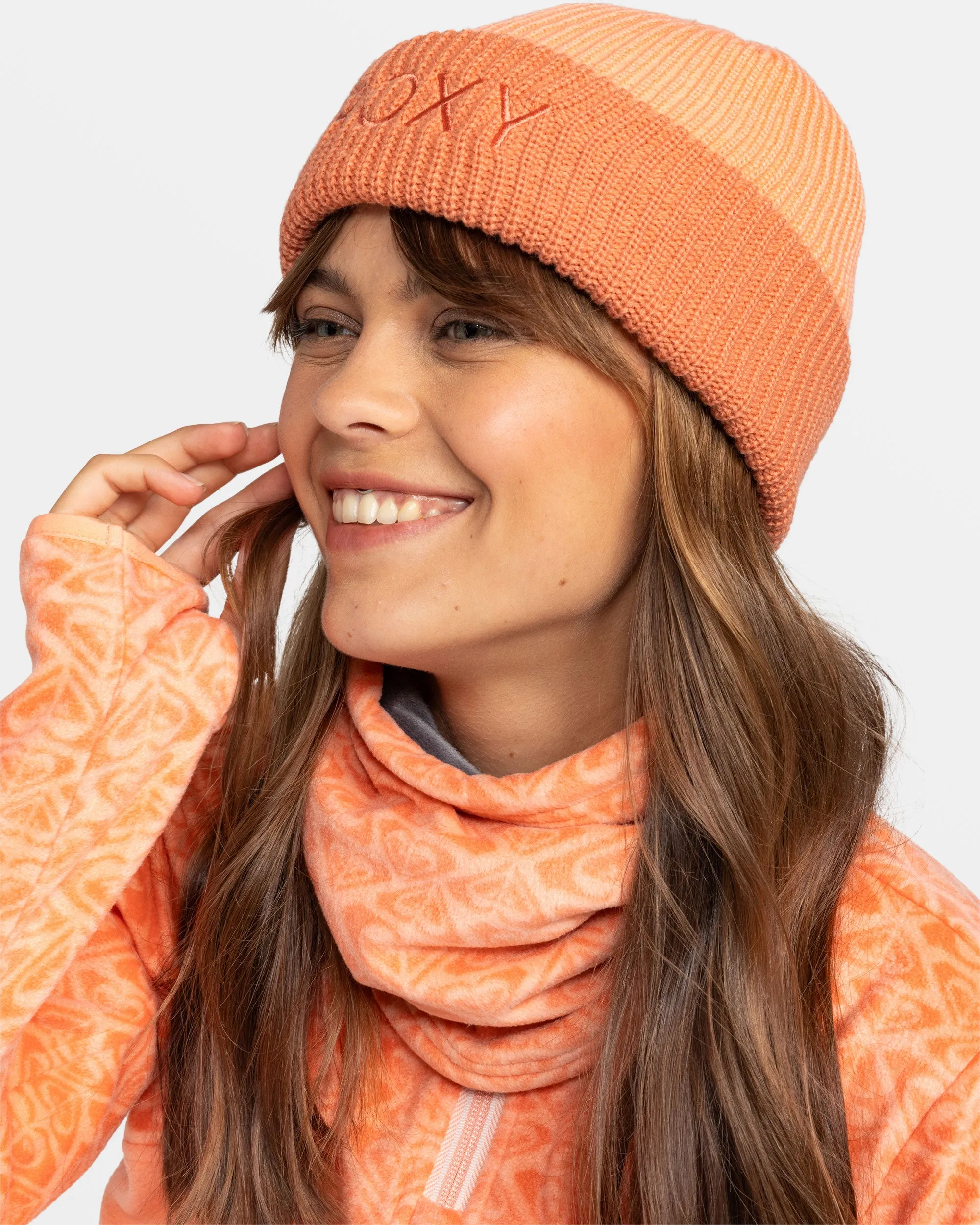 Freja Cuff Beanie - Peach Pink