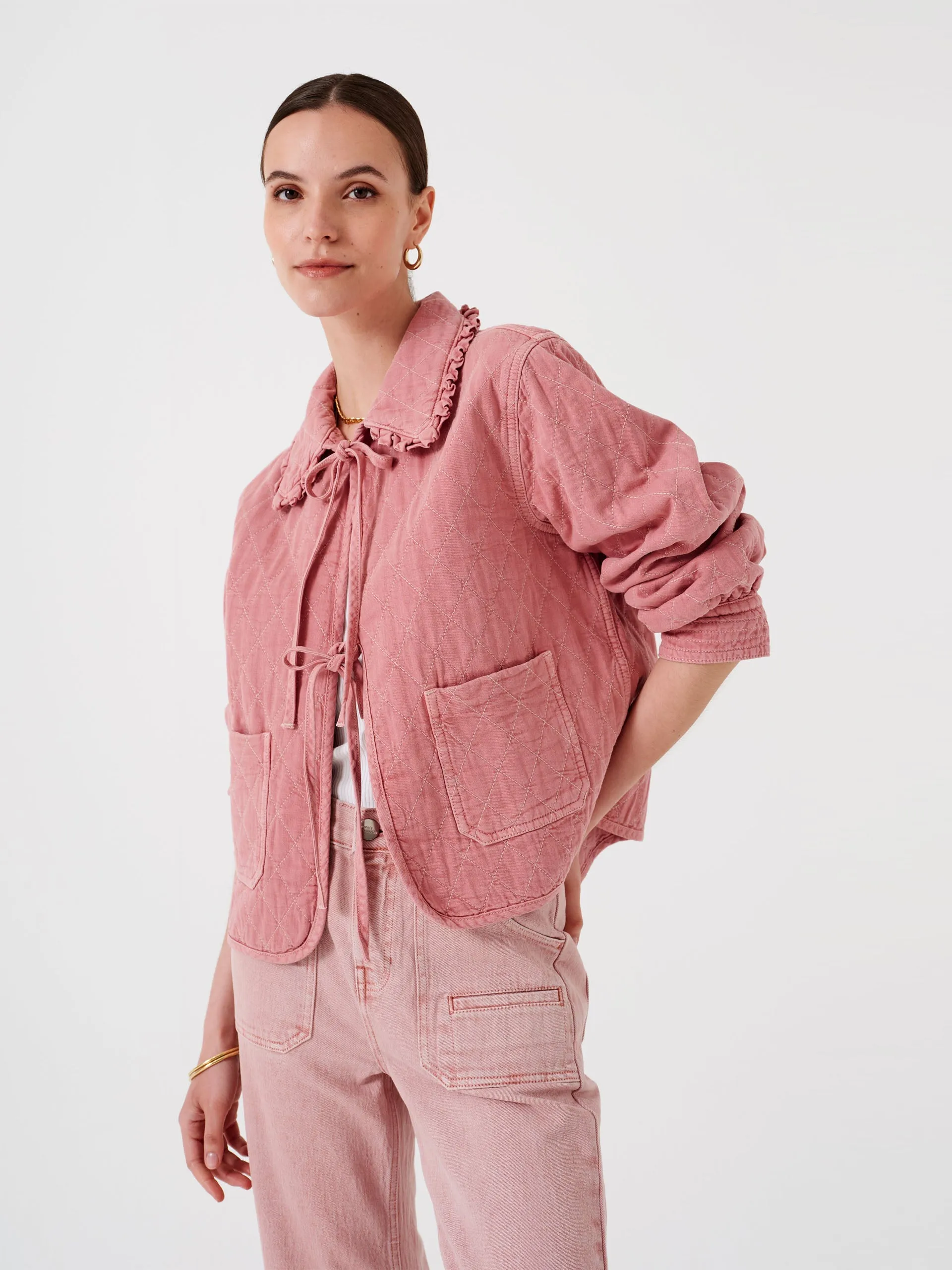 Heidi jacket in powder pink