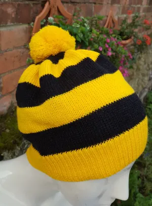 Hufflepuff Pom pom beanie hat