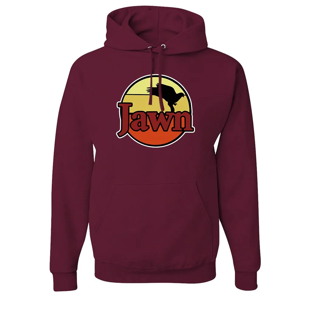 Jawn Gas Station Pullover Hoodie | Jawn Gas Station Maroon Pull Over Hoodie