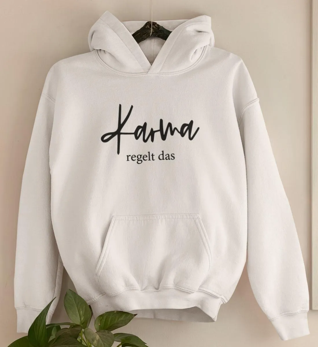 Karma regelt das Bio Hoodie Unisex