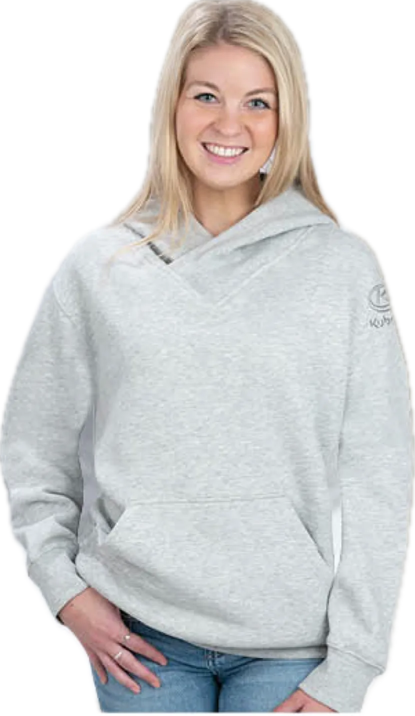 Ladies High Peak Pullover Hoodie - Grey