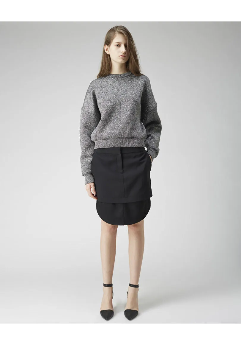 Layered Shirttail Skirt