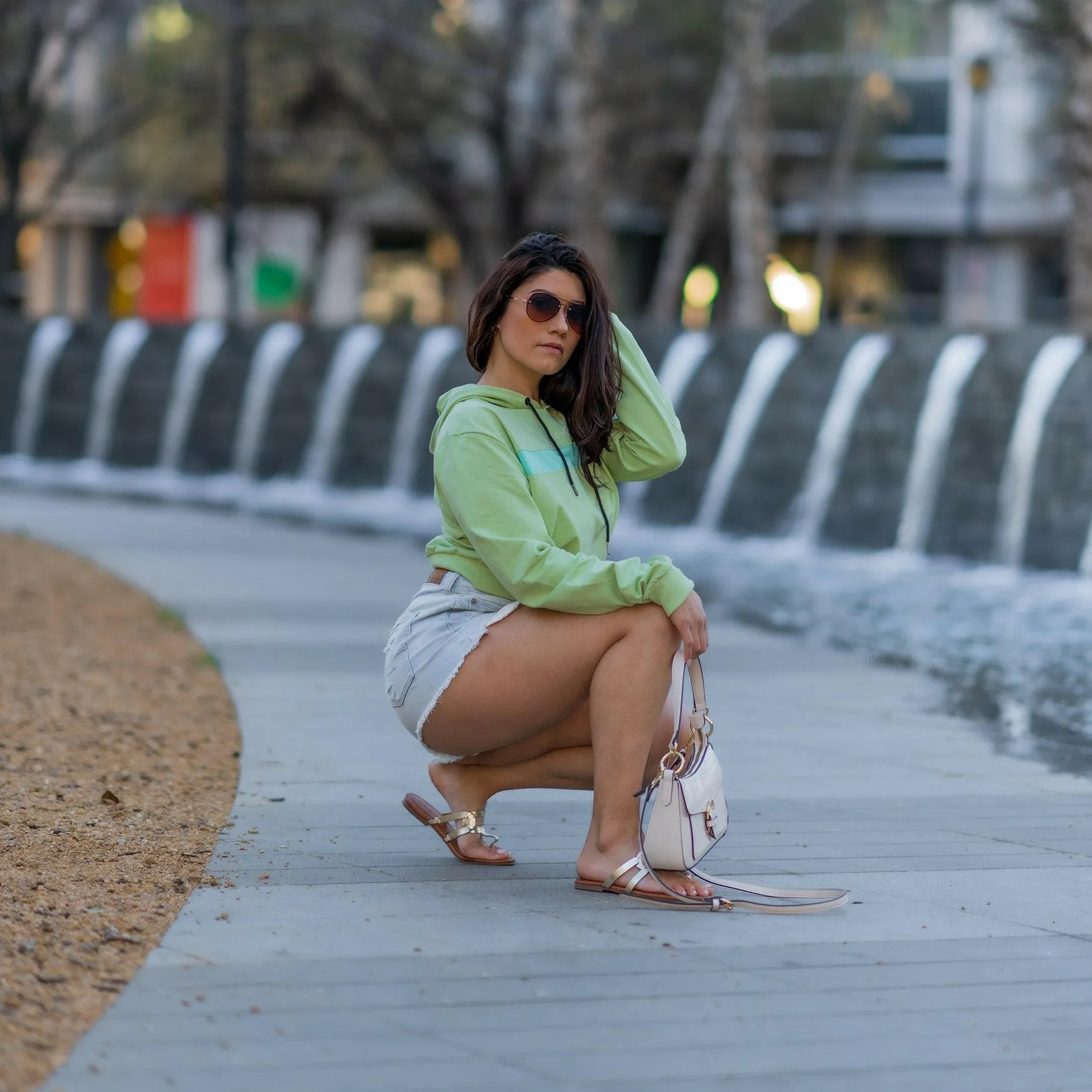 LE Sport Hoodie- Light Green