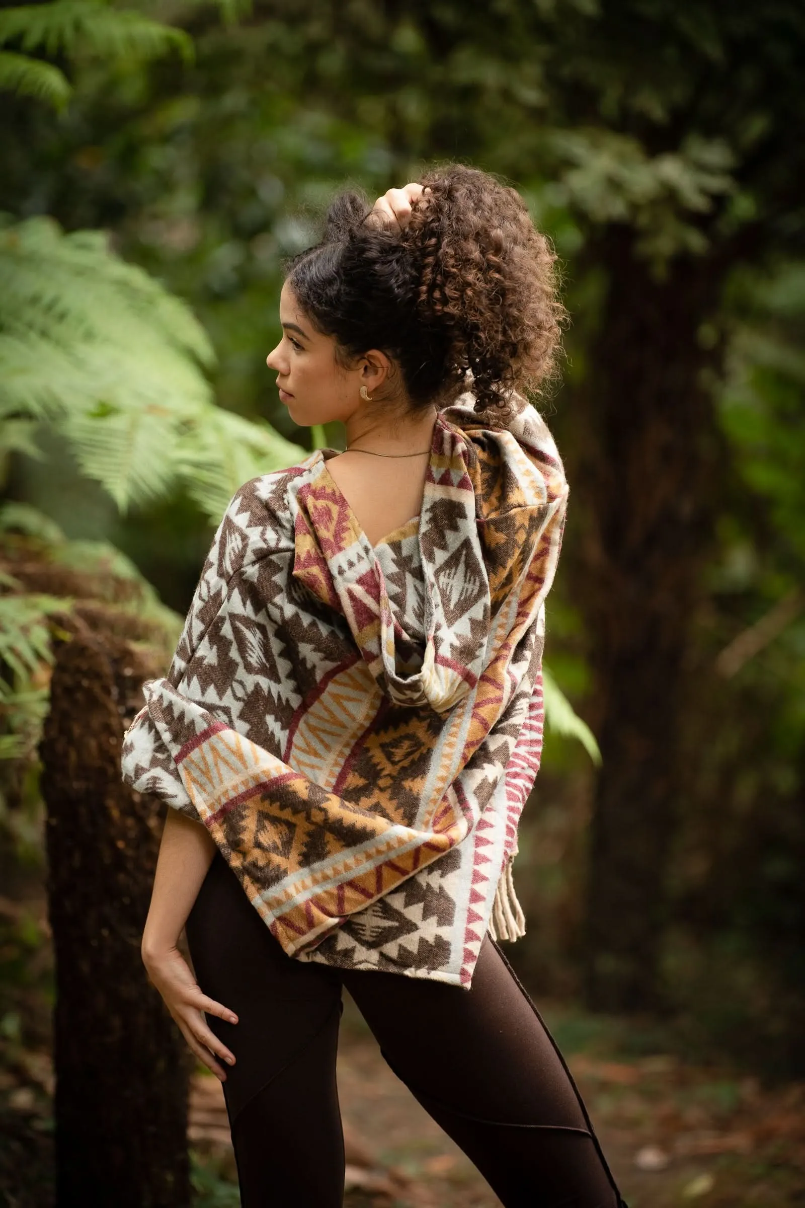 Primal Poncho - Brown