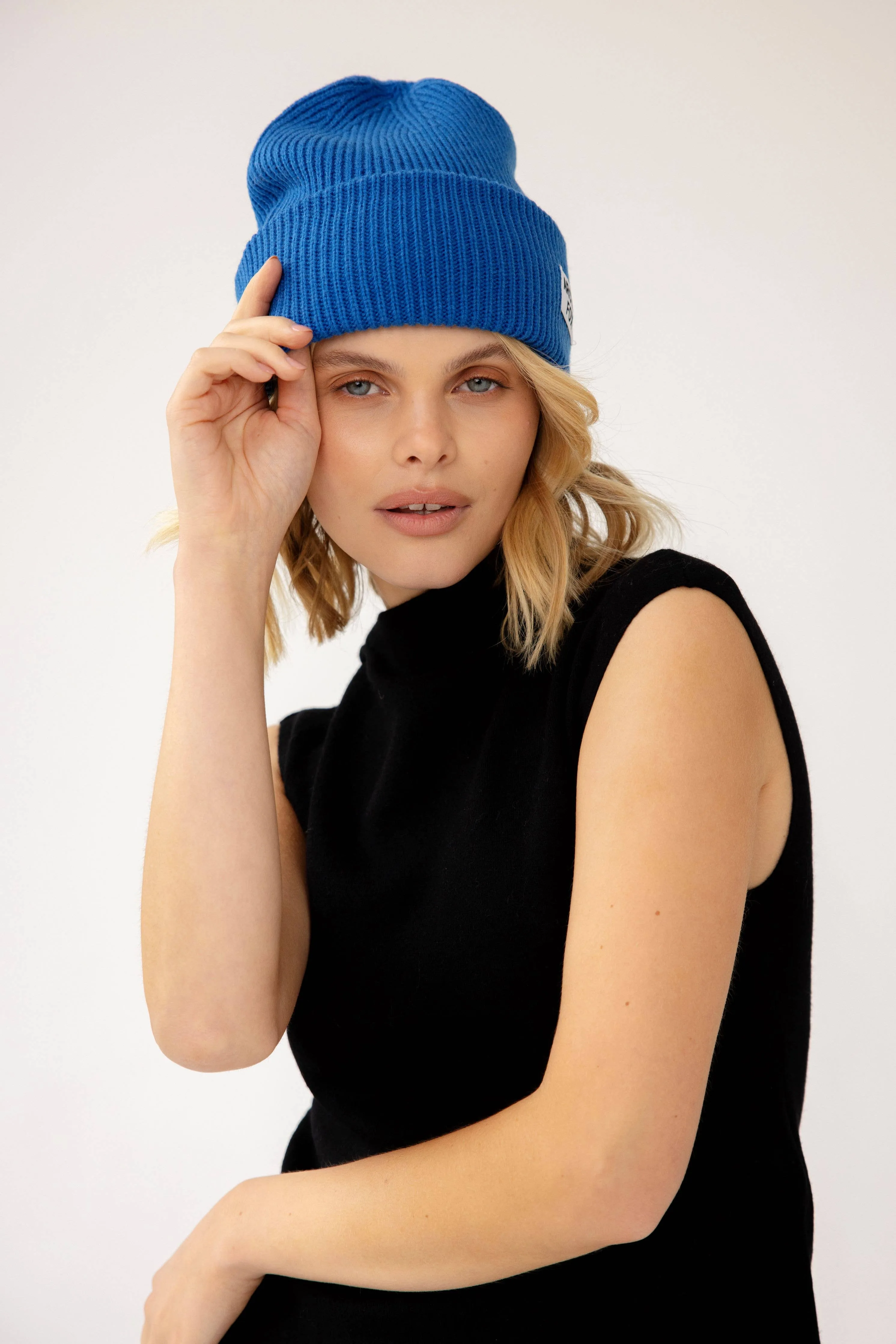 Recycled Beanie Hat | Ocean Blue - AW24