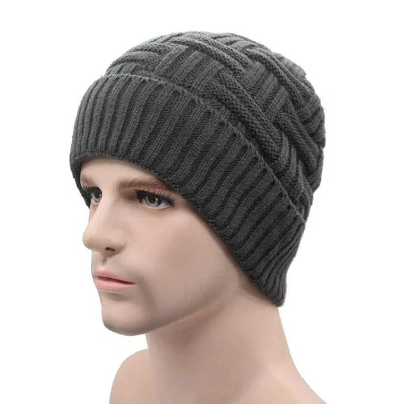 Rib Knit Hat Beanie