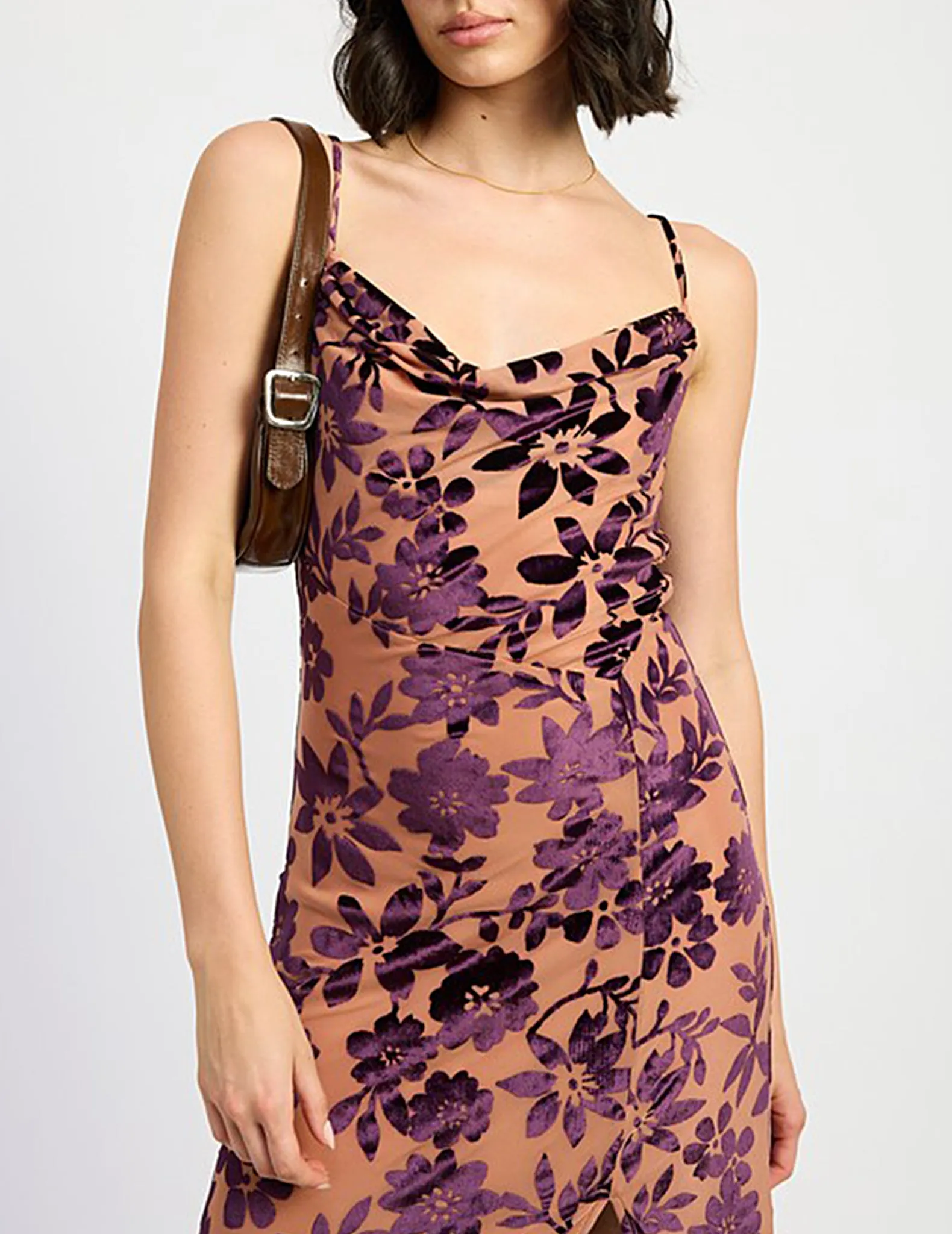 Shyla Velvet Floral Dress