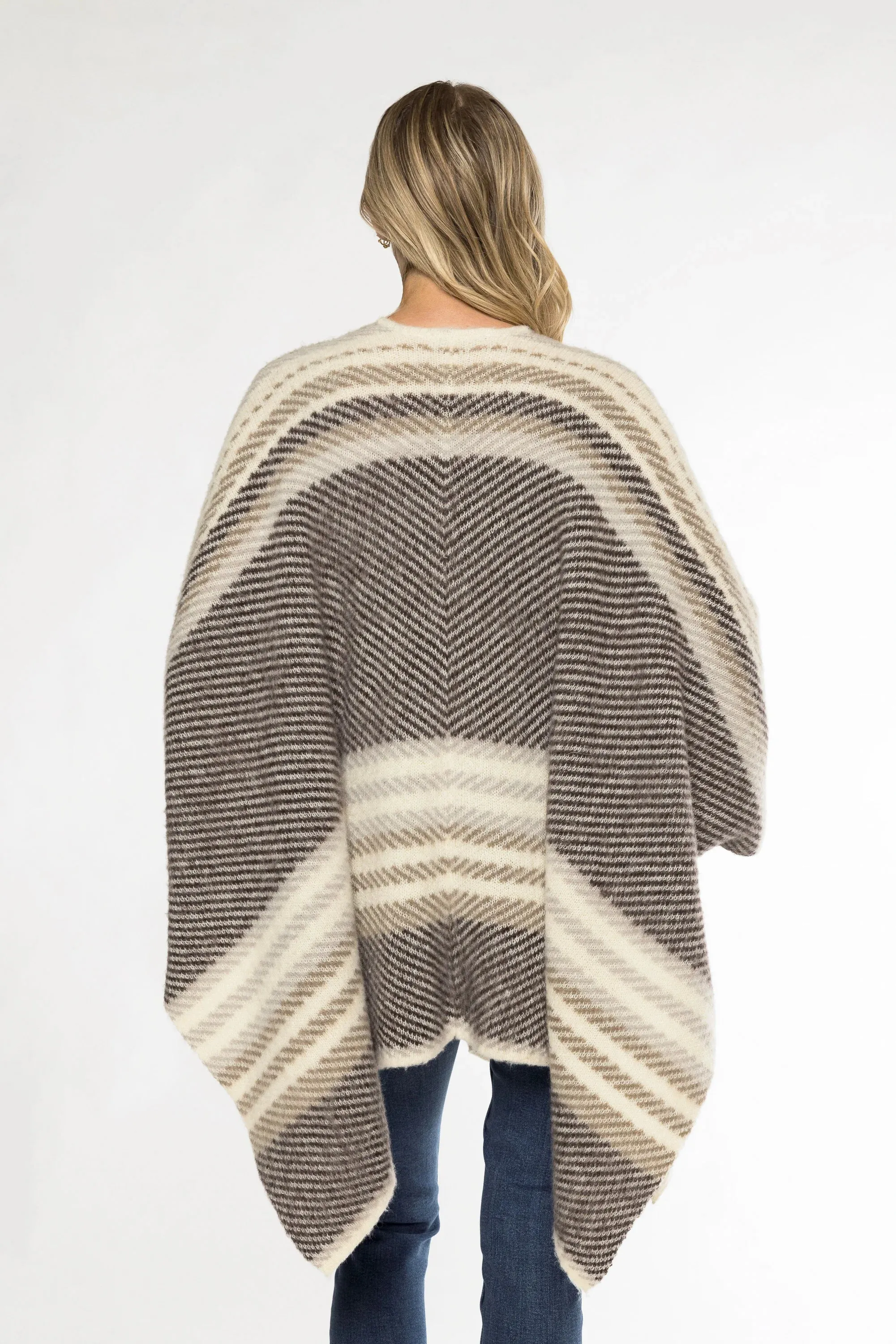 Stripe Poncho