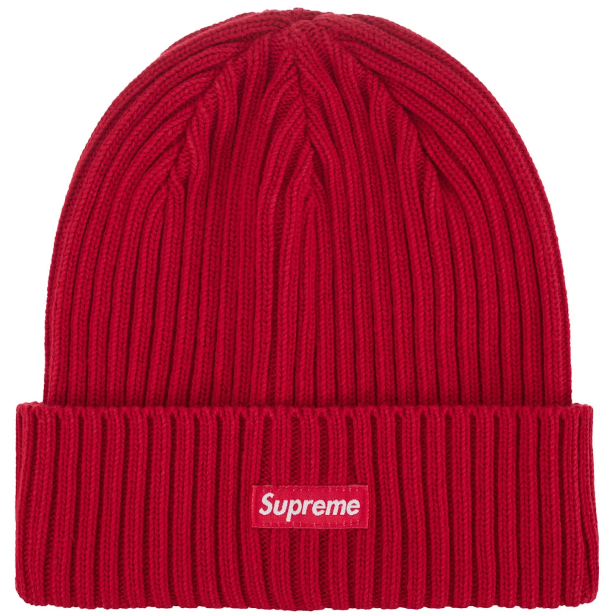 Supreme Overdyed Red Beanie