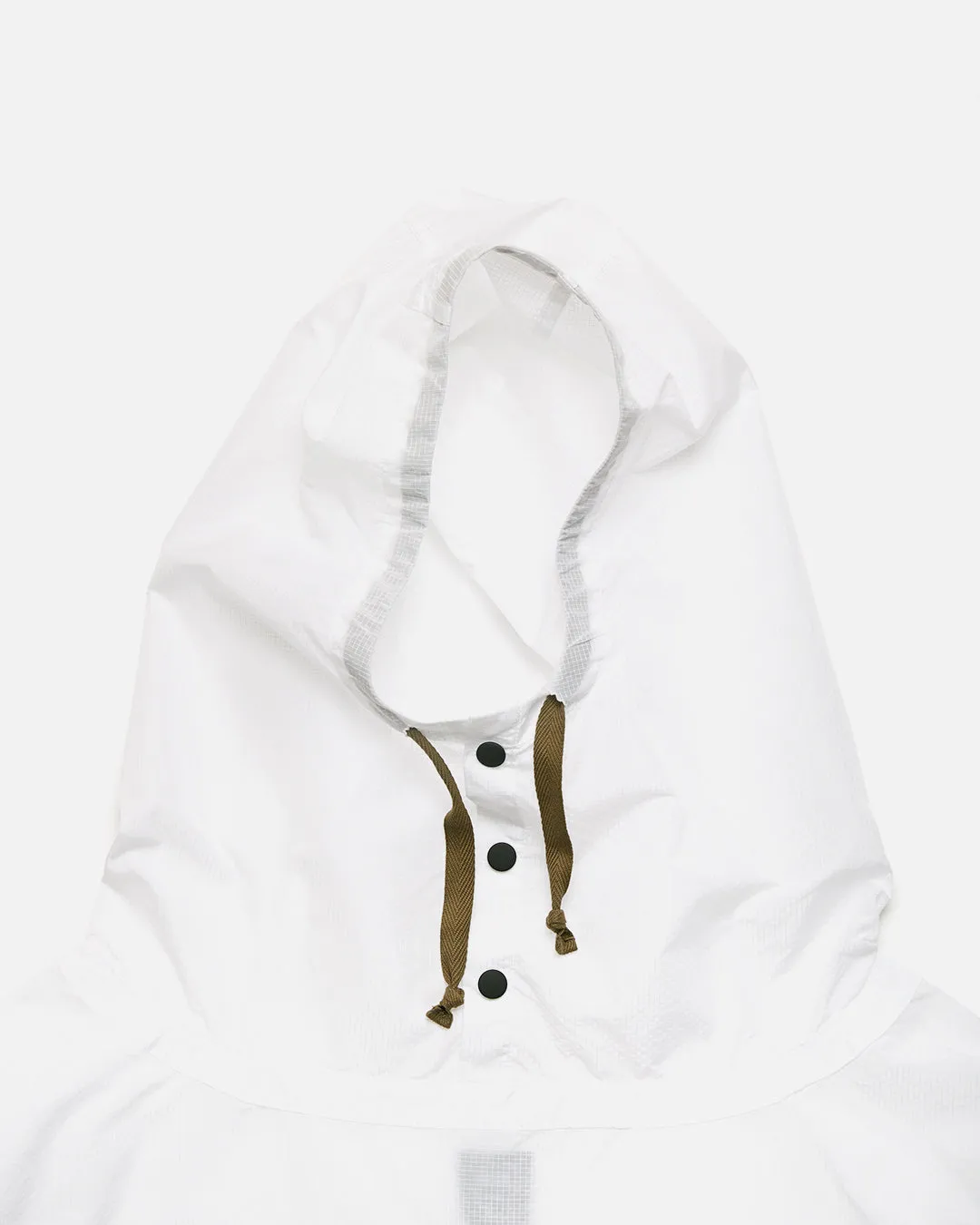 Translucent Military Smock - White