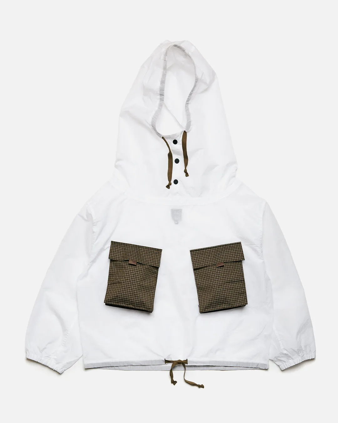 Translucent Military Smock - White