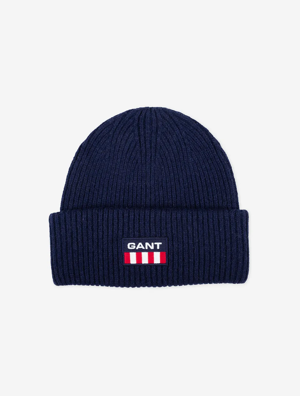 Unisex Retro Logo Beanie Evening Blue