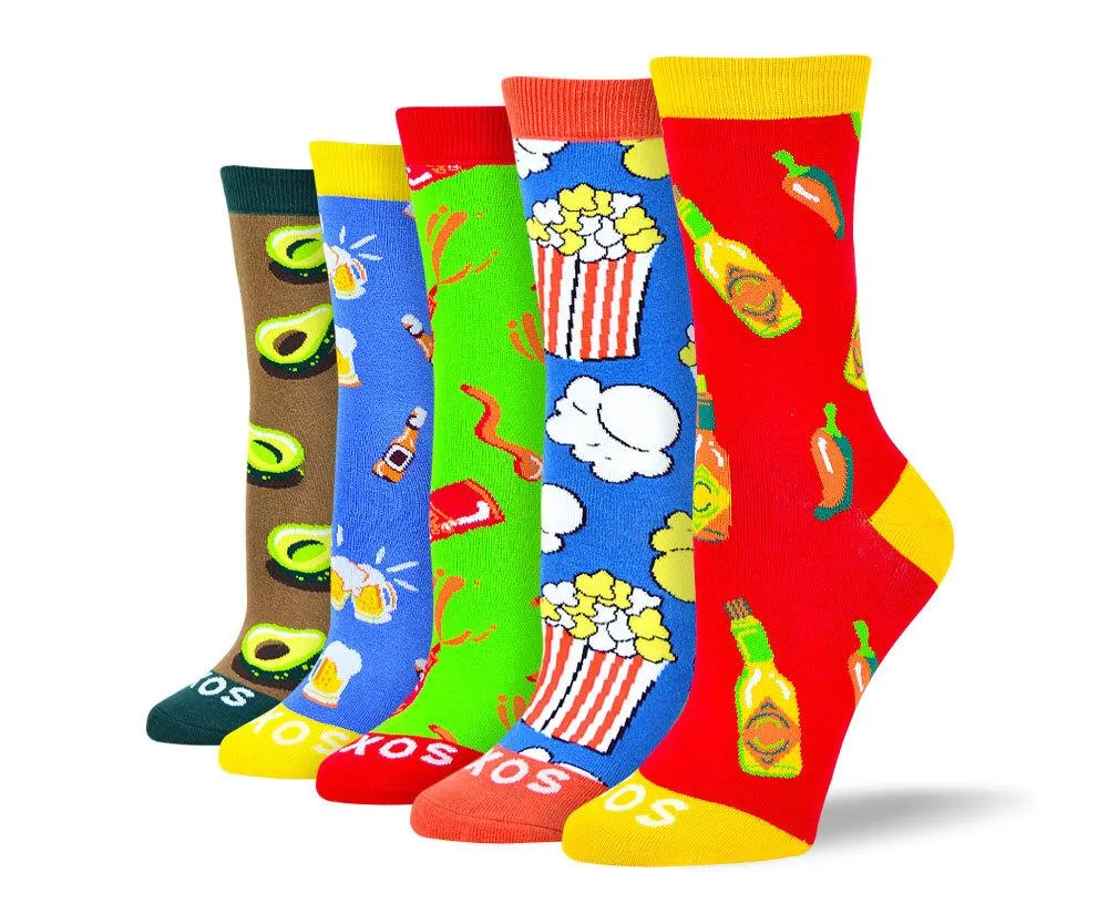 Women's High Quality Food Sock Bundle