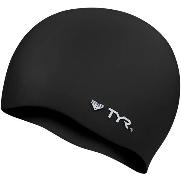 Wrinkle Free Silicone Cap - Black